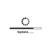 Update maintenance progress icon vector