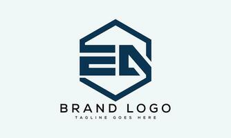 letra ea logo diseño vector modelo diseño para marca.