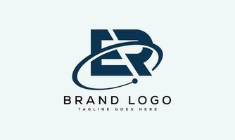 letter ER logo design vector template design for brand.