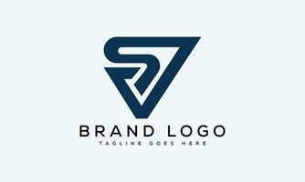 letter SV logo design vector template design for brand.