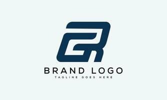 letter GR logo design vector template design for brand.