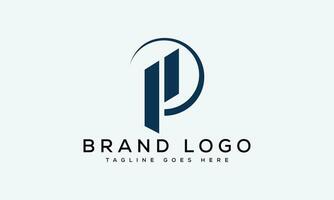 letter P logo design vector template design for brand.