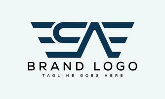 letra sa logo diseño vector modelo diseño para marca.
