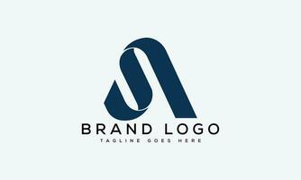 letter SA logo design vector template design for brand.