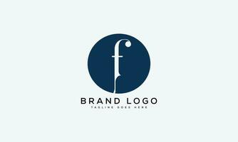 letter F logo design vector template design for brand.