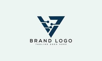 letter V logo design vector template design for brand.