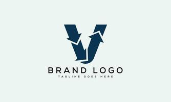 letter V logo design vector template design for brand.