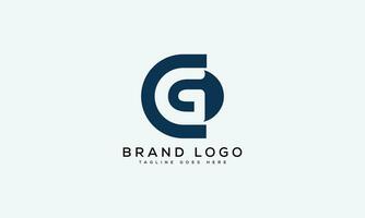 letter CG logo design vector template design for brand.