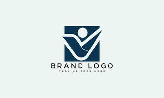 letter V logo design vector template design for brand.