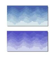 Collection Sky and Clouds Beautiful sky Background flat design background cloud illustration vector