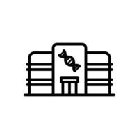 laboratory icon vector in line style