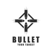 bullet logo vector icon illustration design