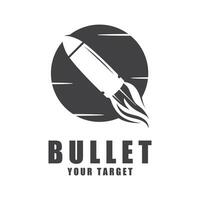 bullet logo vector icon illustration design