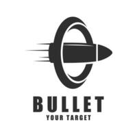 bullet logo vector icon illustration design