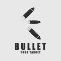 bullet logo vector icon illustration design