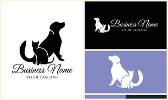 animal clinic hospital logo template vector