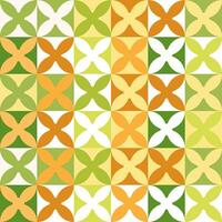 Seamless pattern with multi-colored grid of squares, geometric abstract pattern, mosaic. Vector graphics.