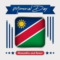 Namibia Memorial Day Vector Illustration