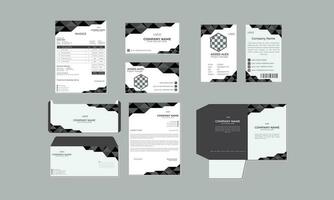 Corporate identity template set. Branding design vector