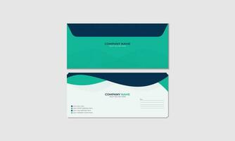 professional business envelop design template vector