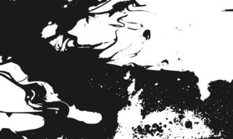 black and white ink splatter background vector