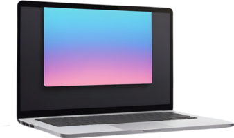 AI generated a laptop with ai generative png