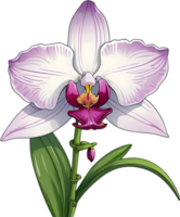 ai gegenereerd Thais orchidee icoon png