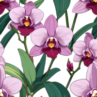ai genererad thai orkide ikon png