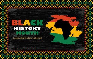 black history month background vector