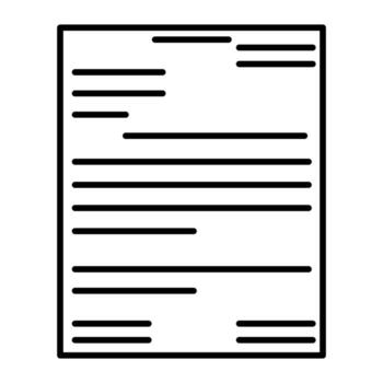 APPLICATION or document vector icon