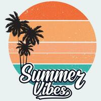 summer t shirt design vector