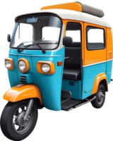 AI generated a tuk tuk is shown in this image png