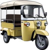 AI generated a tuk tuk is shown in this image png