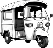 AI generated a tuk tuk is shown in this image png