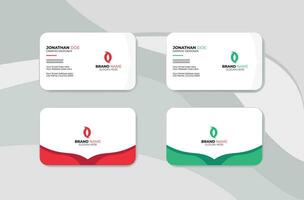 Creative Business Card Design Template vector