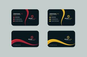 Creative Business Card Design Template vector