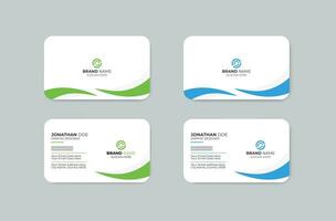 Creative Business Card Design Template vector