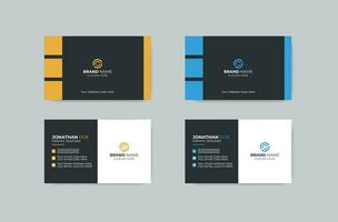 modern visiting card vector template