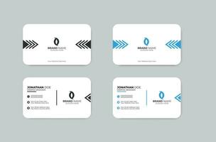 simple visiting card vector template