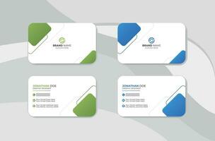 simple visiting card vector template