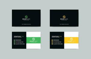 modern visiting card vector template