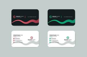 Creative Business Card Design Template vector