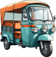 AI generated a tuk tuk is shown in this image png