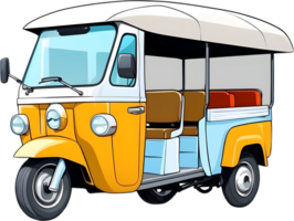 AI generated a tuk tuk is shown in this image png