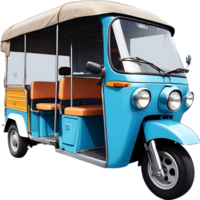 AI generated a tuk tuk is shown in this image png