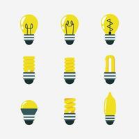 Light bulb icon vector illustration