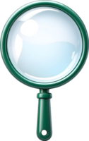 AI generated magnifying glass clipart ai generative png