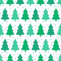 Seamless pattern with fir tree. Christmas holiday. Happy New Year vector illustration.