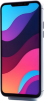 AI generated smartphone with ai generative png