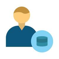 Data Scientist Vector Flat Icon For Personal And Commercial Use.